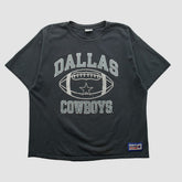 Dallas Cowboys Champion 90s T-shirt Black Vintage - Fanatics