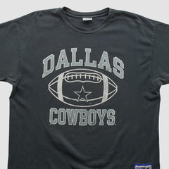 Dallas Cowboys Champion 90s T-shirt Black Vintage - Fanatics