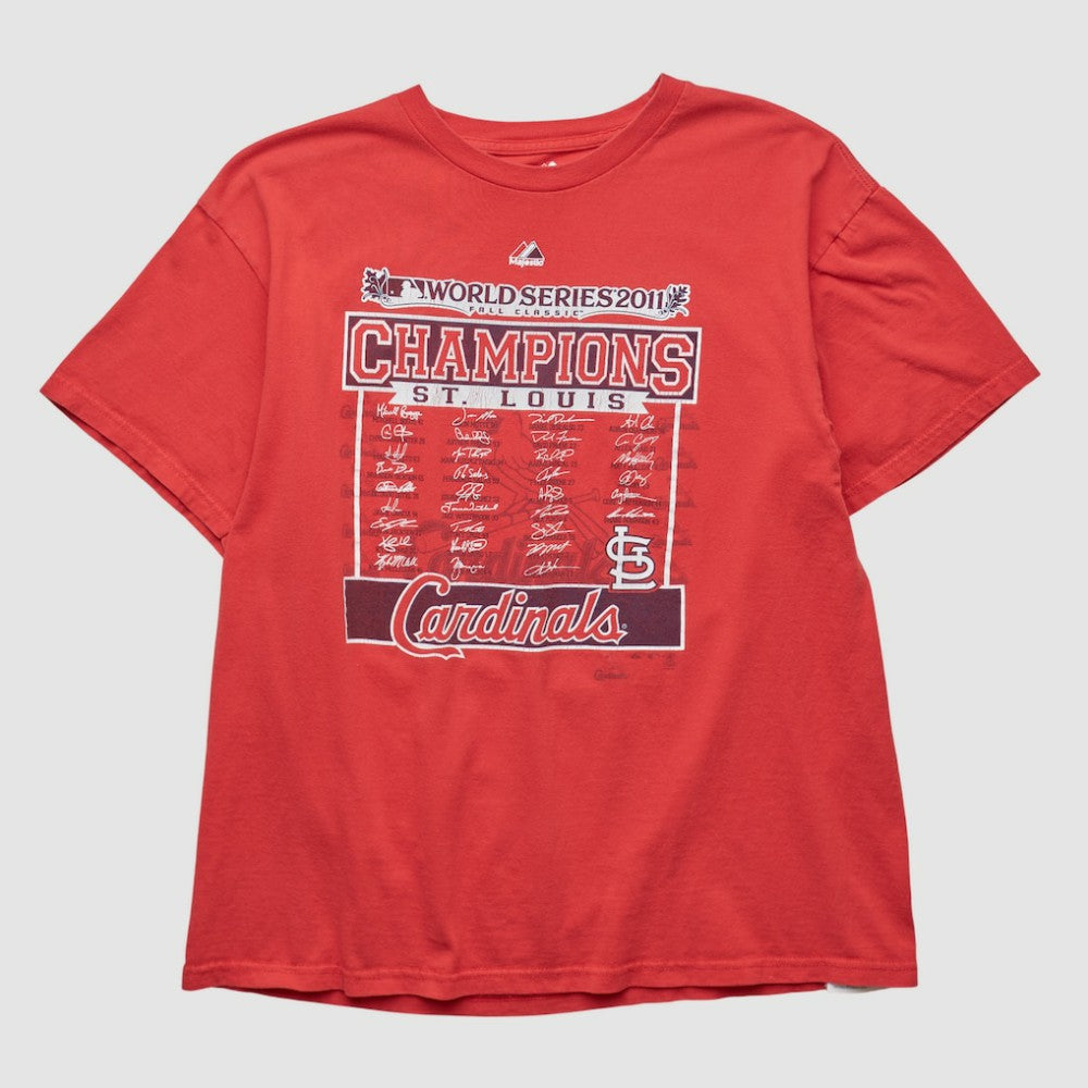 St. Louis Cardinals Majestic 2011 T-shirt Lifestyle