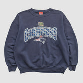 New England Patriots NFL 2003 Pullover Sweatshirt Navy Vintage - Fanatics