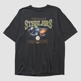Pittsburgh Steelers NFL 2000s T-shirt Black Vintage - Fanatics