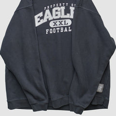 Philadelphia Eagles Reebok 2000s Pullover Sweatshirt Black Vintage - Fanatics