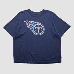 Tennessee Titans Reebok 2000s T-shirt Navy Vintage - Fanatics