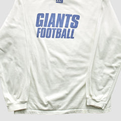 New York Giants 2000s Long Sleeve T-shirt White Vintage - Fanatics