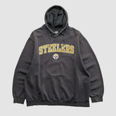 Pittsburgh Steelers NFL 2010s Hooded Pullover Sweatshirt Black Vintage - Fanatics