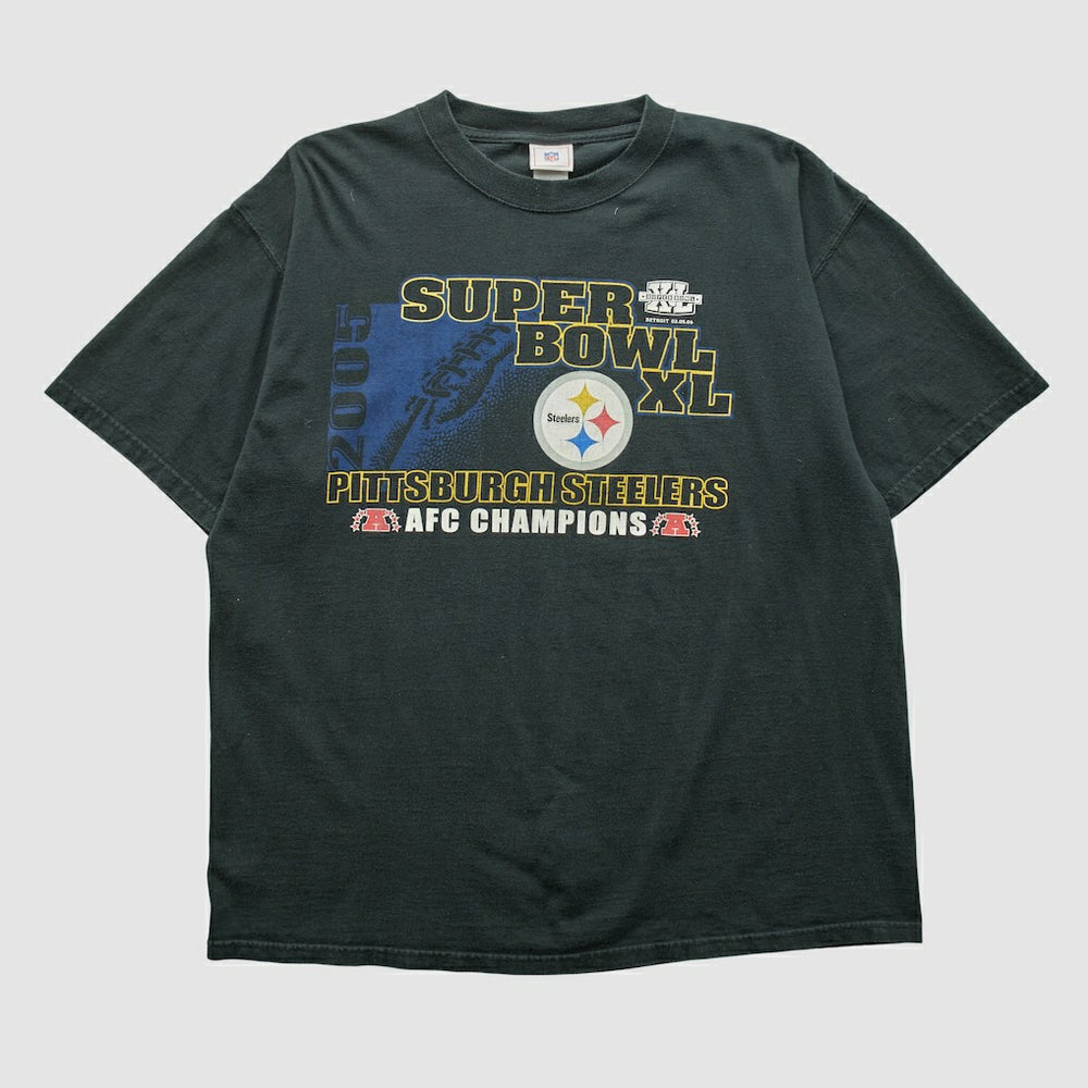 Pittsburgh Steelers NFL 2006 T-shirt Black Vintage - Fanatics