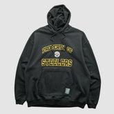 Pittsburgh Steelers Reebok 2000s Hooded Pullover Sweatshirt Black Vintage - Fanatics