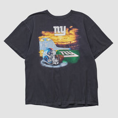 New York Giants NFL 2010s T-shirt Black Vintage - Fanatics