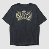 New Orleans Saints Reebok 2000s T-shirt Black Vintage - Fanatics