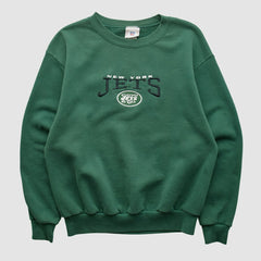 New York Jets NFL 2000s Pullover Sweatshirt Green Vintage - Fanatics