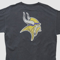 Minnesota Vikings NFL 2000s Long Sleeve T-shirt Black Vintage - Fanatics