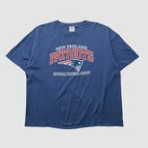 New England Patriots NFL 2000s T-shirt Navy Vintage - Fanatics