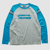 Carolina Panthers Reebok 2000s Long Sleeve T-shirt Heather Gray Vintage - Fanatics