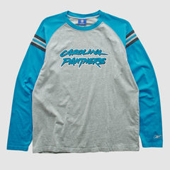 Carolina Panthers Reebok 2000s Long Sleeve T-shirt Heather Gray Vintage - Fanatics