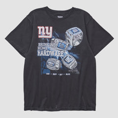 New York Giants Reebok 2000s T-shirt Black Vintage - Fanatics