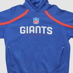 New York Giants Reebok 2000s Hooded Pullover Sweatshirt Blue Vintage - Fanatics