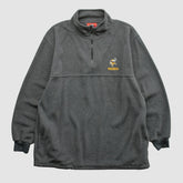 Minnesota Vikings NFL 2000s 1/4 Zip Sweatshirt Dark Heather Gray Vintage - Fanatics