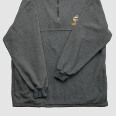 Minnesota Vikings NFL 2000s 1/4 Zip Sweatshirt Dark Heather Gray Vintage - Fanatics