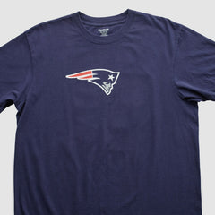 New England Patriots Reebok 2000s T-shirt Navy Vintage - Fanatics