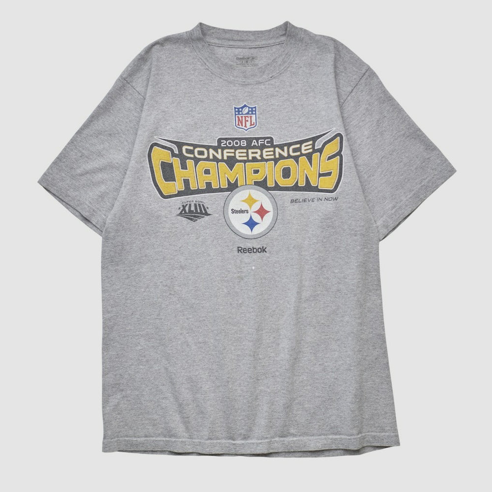 Conference Champions Reebok 2008 T-shirt Heather Gray Vintage - Fanatics