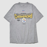 Conference Champions Reebok 2008 T-shirt Heather Gray Vintage - Fanatics
