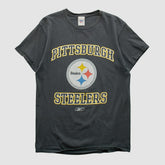 Pittsburgh Steelers Reebok 2000s T-shirt Black Vintage - Fanatics