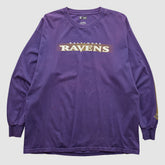 Baltimore Ravens NFL 2010s Long Sleeve T-shirt Purple Vintage - Fanatics