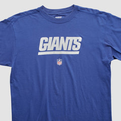 New York Giants Reebok 2000s T-shirt Blue Vintage - Fanatics