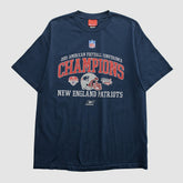 New England Patriots Reebok 2001 T-shirt Navy Vintage - Fanatics