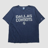 Dallas Cowboys Champion 90s T-shirt Navy Vintage - Fanatics