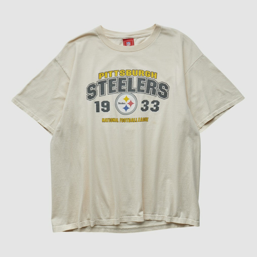 Pittsburgh Steelers NFL 2000s T-shirt Beige Vintage - Fanatics