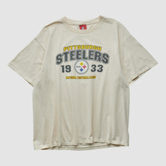 Pittsburgh Steelers NFL 2000s T-shirt Beige Vintage - Fanatics