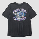 New York Giants Reebok 2008 T-shirt Black Vintage - Fanatics