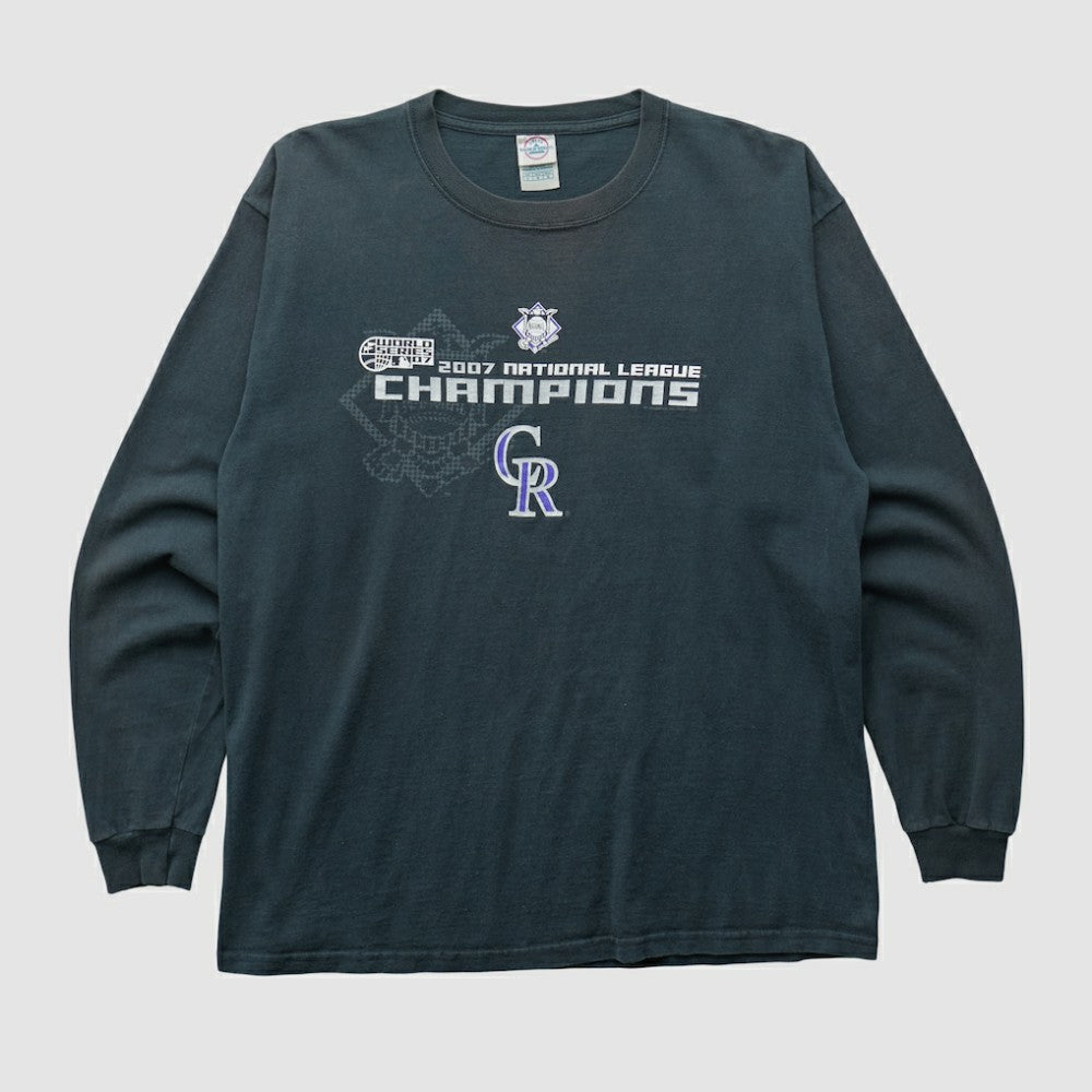 Colorado Rockies Delta 2007 Long Sleeve T-shirt Clearance