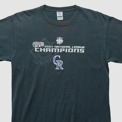 Colorado Rockies Delta 2007 Long Sleeve T-shirt Clearance