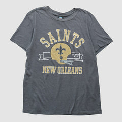New Orleans Saints NFL 2010s T-shirt Gray Vintage - Fanatics