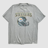 Pittsburgh Steelers NFL 2010s T-shirt Heather Gray Vintage - Fanatics