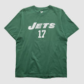 New York Jets Reebok 2000s T-shirt Green Vintage - Fanatics