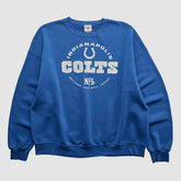 Indianapolis Colts NFL 2000s Pullover Sweatshirt Blue Vintage - Fanatics