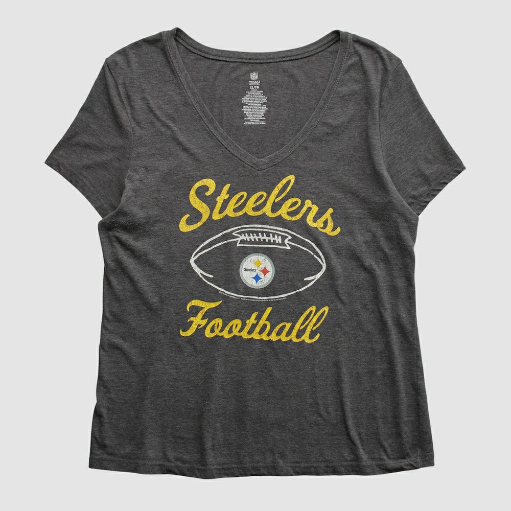 Pittsburgh Steelers NFL 2010s T-shirt Dark Heather Gray Vintage - Fanatics