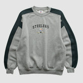 Pittsburgh Steelers NFL 2000s Pullover Sweatshirt Heather Gray Vintage - Fanatics