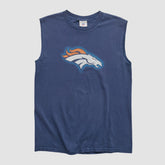 Denver Broncos NFL 2000s Tank Navy Vintage - Fanatics