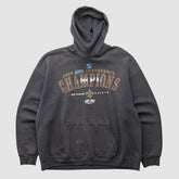 New Orleans Saints NFL 2009 Hooded Pullover Sweatshirt Charcoal Vintage - Fanatics