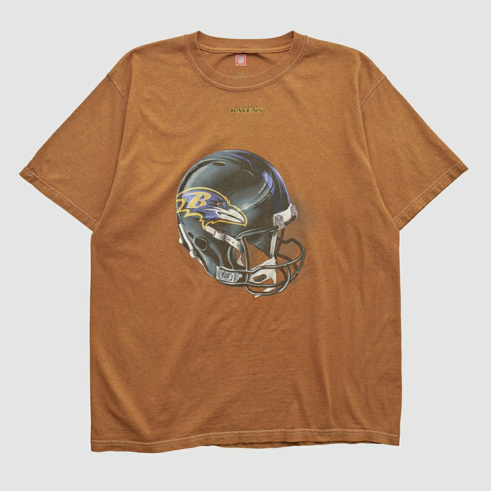 Baltimore Ravens NFL 2000s T-shirt Brown Vintage - Fanatics