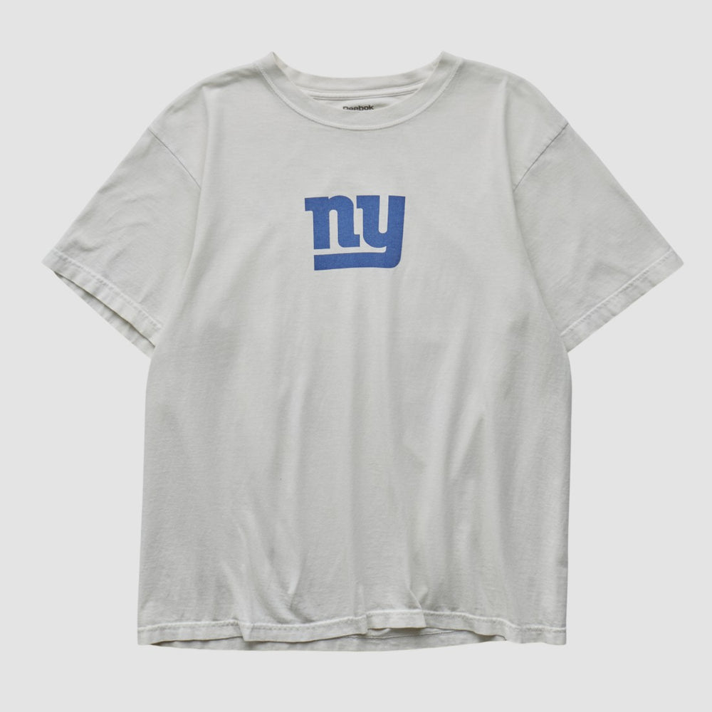 New York Giants Reebok 2000s T-shirt White Vintage - Fanatics