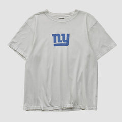 New York Giants Reebok 2000s T-shirt White Vintage - Fanatics