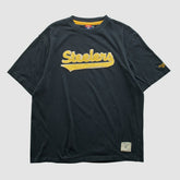 Pittsburgh Steelers Reebok 2000s T-shirt Black Vintage - Fanatics