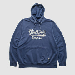 New England Patriots NFL 2000s Hooded Pullover Sweatshirt Navy Vintage - Fanatics