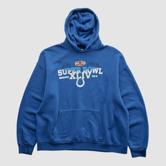 Indianapolis Colts NFL 2010 Hooded Pullover Sweatshirt Blue Vintage - Fanatics