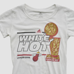 Adidas - Miami Heat 2013 T-shirt - White Vintage